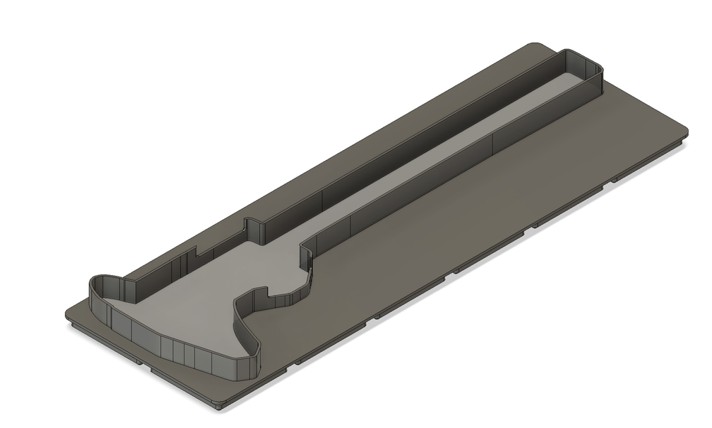 Custom 3D-printed caliper insert