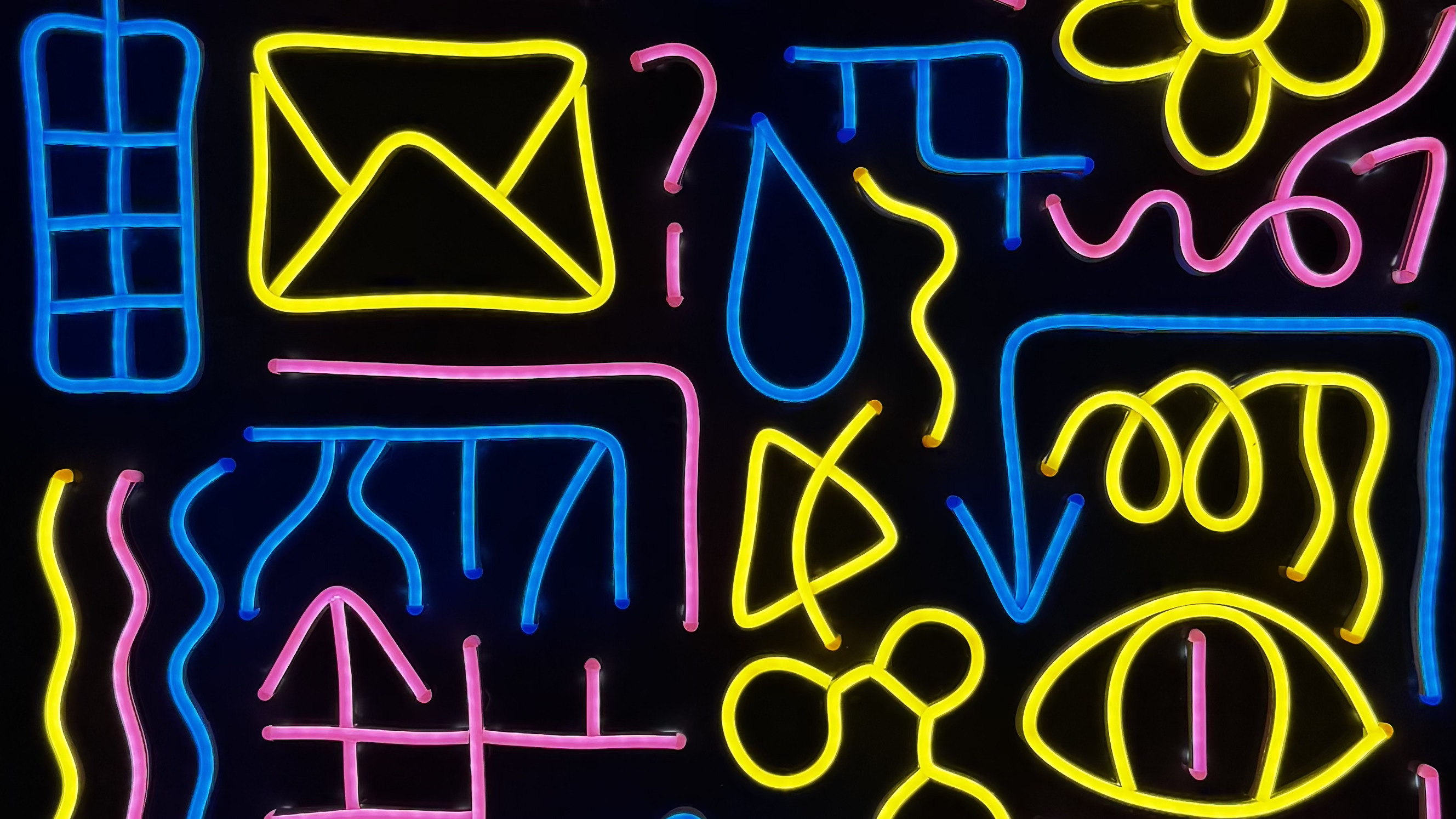 Illuminated custom LED art installation